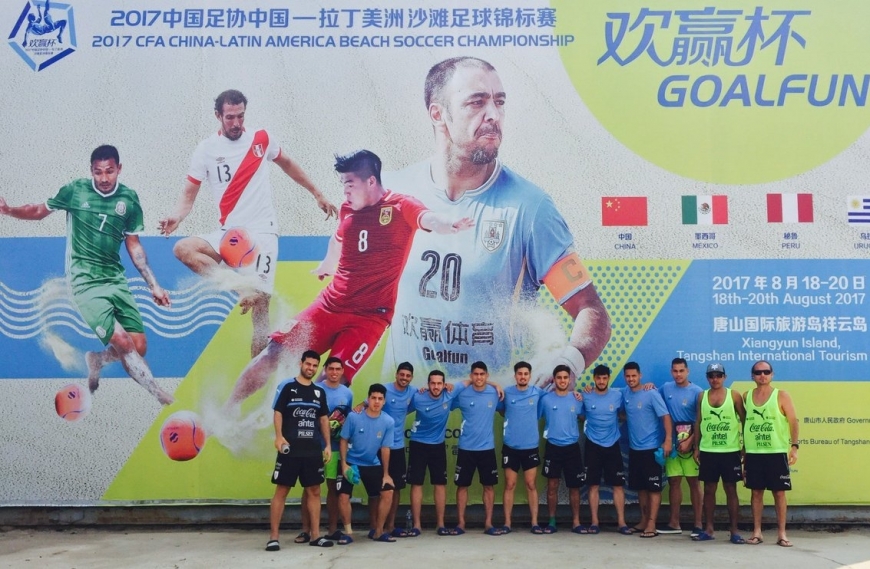 Fútbol Playa: Uruguay campeón en cuadrangular amistoso disputado