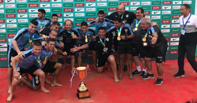 Fútbol Playa: Uruguay campeón en cuadrangular amistoso disputado en China