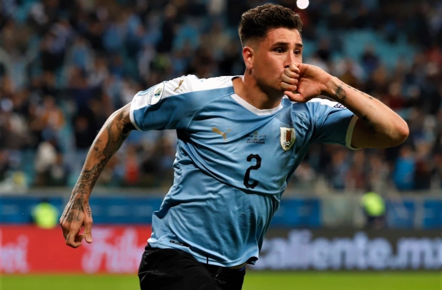 Delgado destacar cartel José María Giménez en el equipo ideal de la Copa América 2019 - AUF