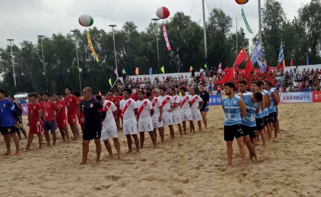 Fútbol Playa: Uruguay campeón en cuadrangular amistoso disputado