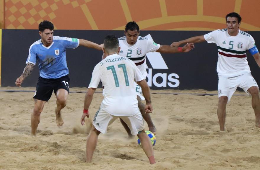 Mundial de Futbol de Playa: México cae ante Uruguay