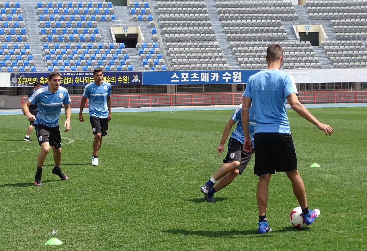 Entrenamiento de la selección masculina de fútbol de Corea del Sur