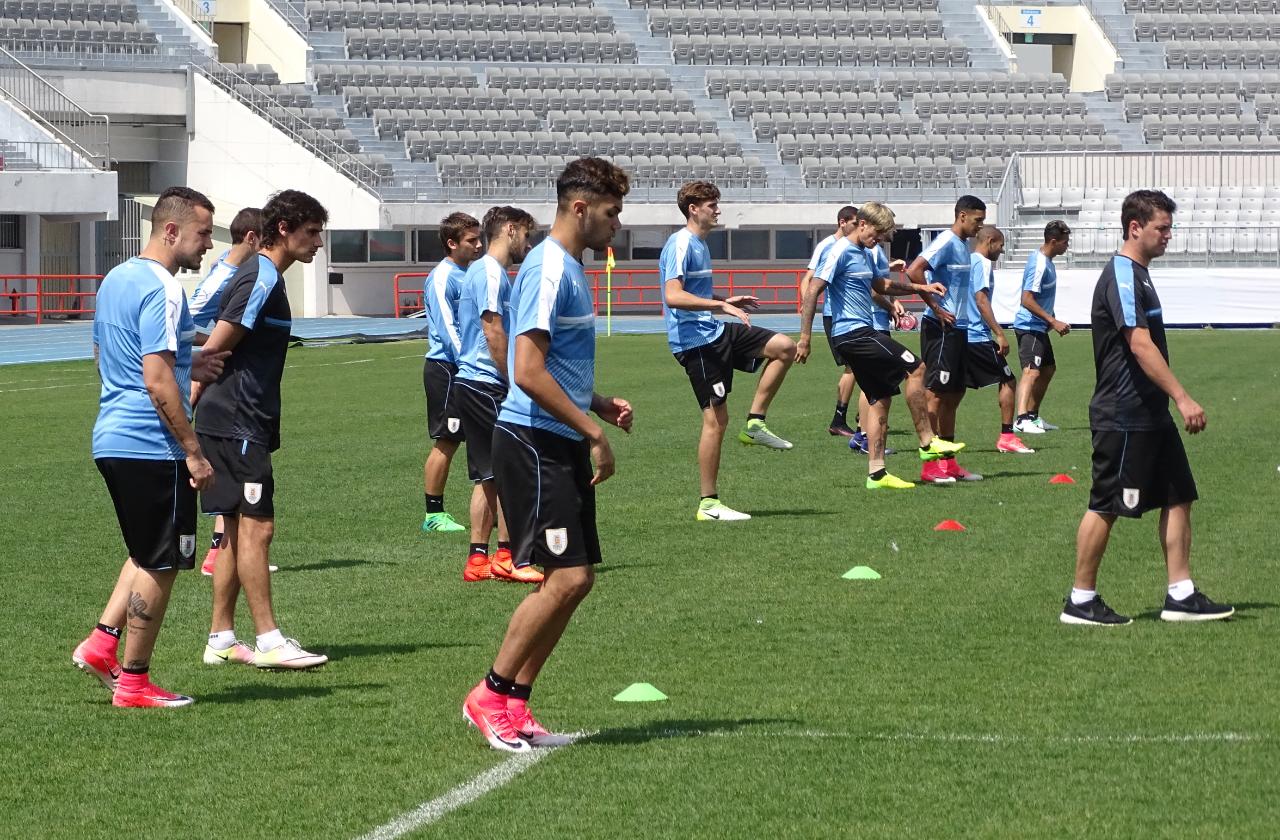 Entrenamiento de la selección masculina de fútbol de Corea del Sur