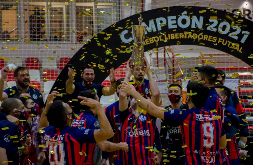 San Lorenzo Campeón De La Conmebol Libertadores De Fútbol Sala