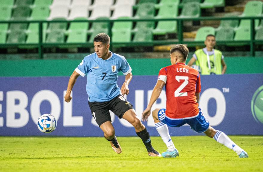 Uruguay 3-0 Chile en el debut en el CONMEBOL SUB20 - AUF