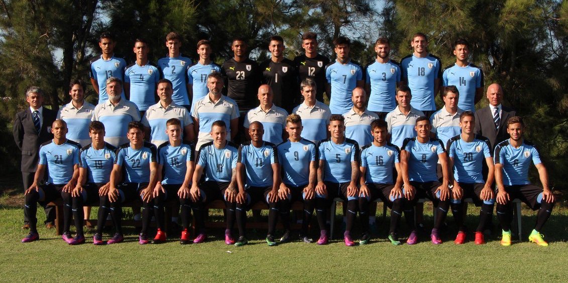 El plantel completo de Uruguay para el Mundial Sub 20 de 2023