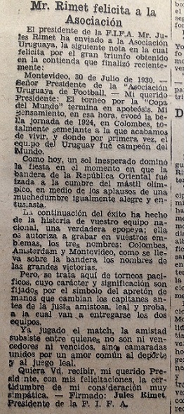 AUF - Selección Uruguaya de Fútbol - 🇺🇾 𝐂𝐚𝐦𝐩𝐞𝐨𝐧𝐞𝐬  𝐎𝐥𝐢𝐦𝐩𝐢𝐜𝐨𝐬 𝐲 𝐝𝐞𝐥 𝐌𝐮𝐧𝐝𝐨 Se cumplen 99 años del título  Mundial y Olímpico obtenido por Uruguay en el Estadio Colombes, donde la  Celeste