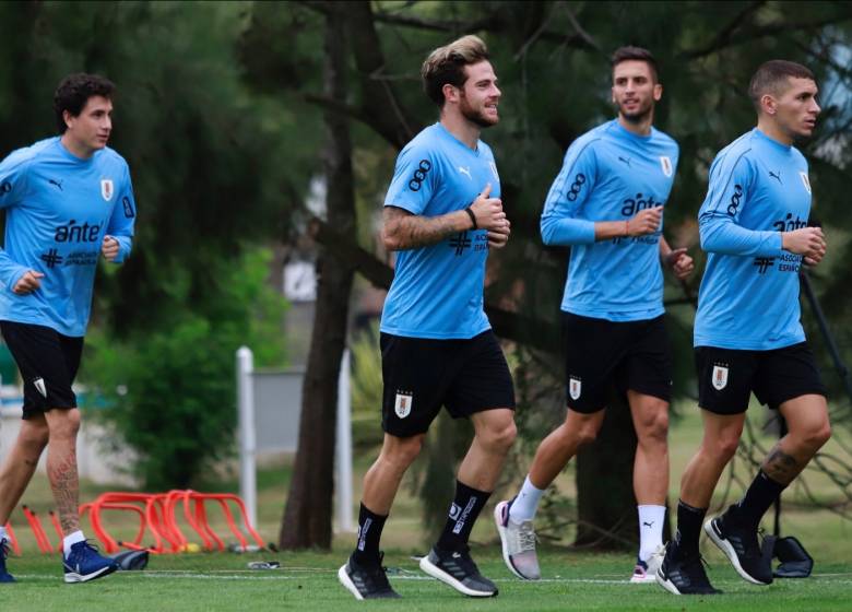 Entrenamiento celeste de regreso al pas