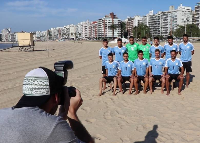 Backstage de las fotos oficiales de la Celeste